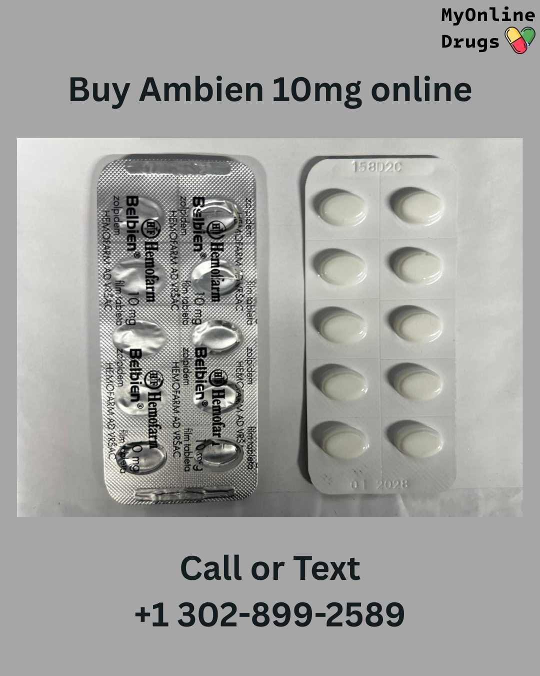 Ambien 10mg / Zolpidem (Belbien)