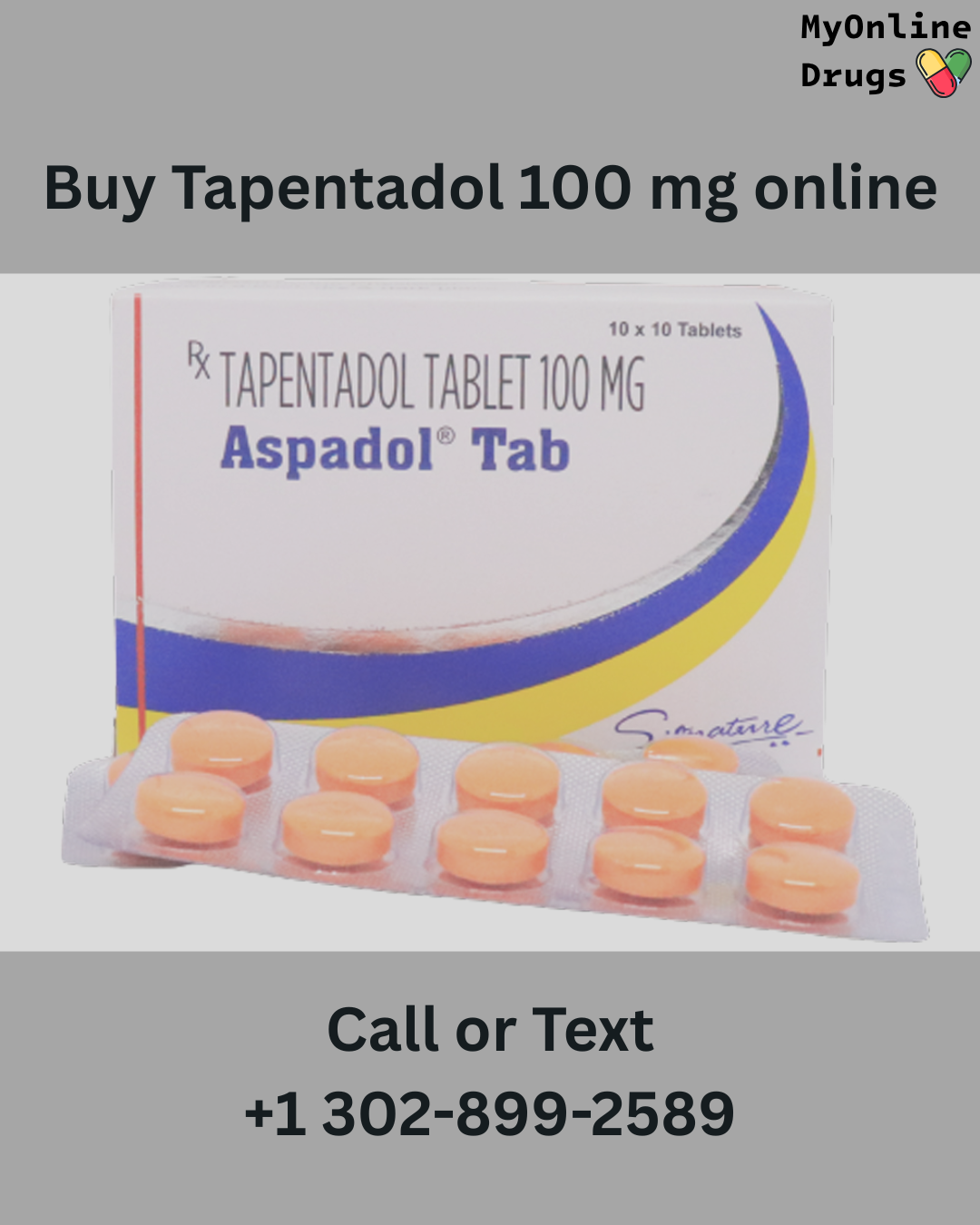 Tapentadol 10mg (Aspadol)