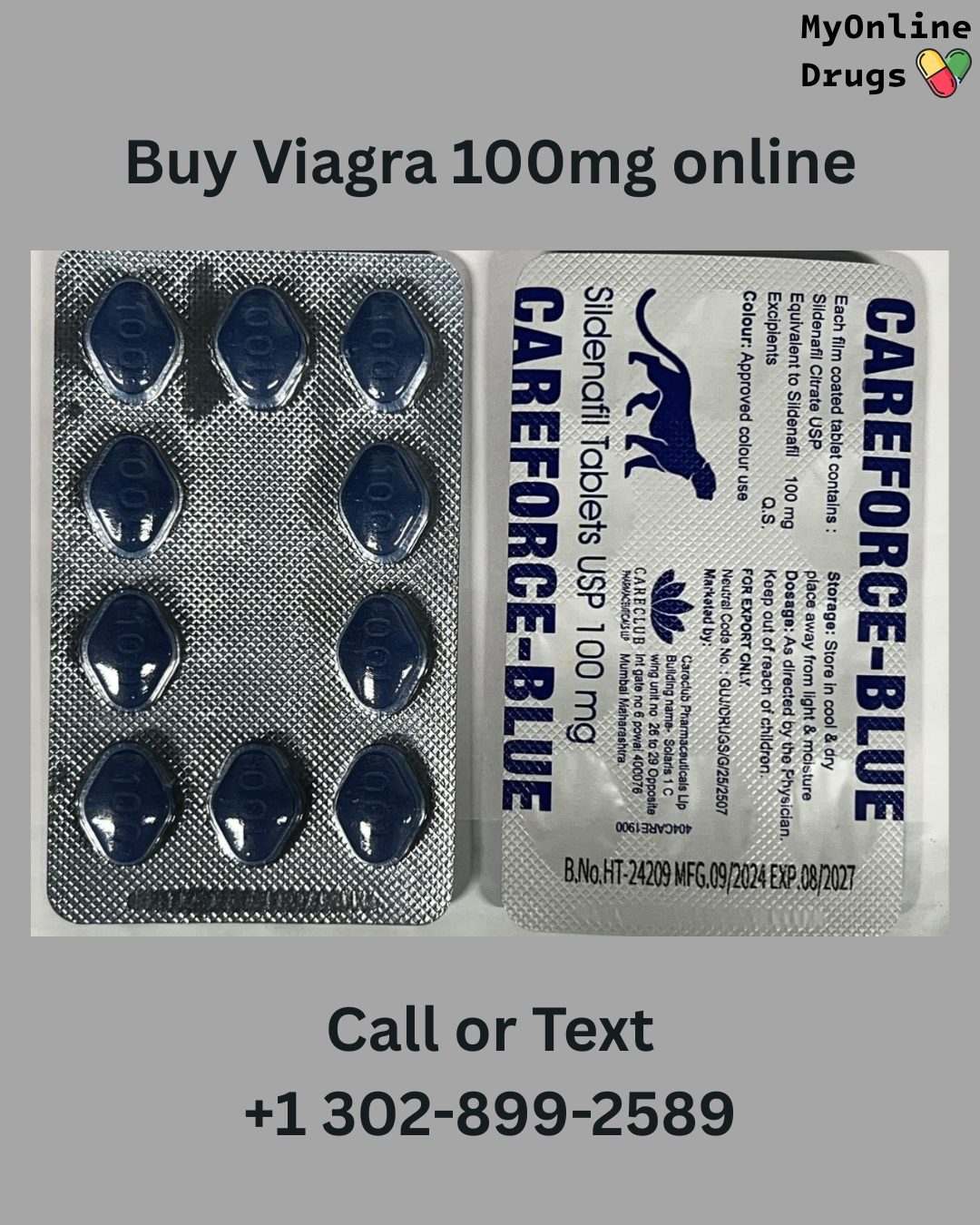 Viagra 100mg (Careforce) for Erectile Dysfunction