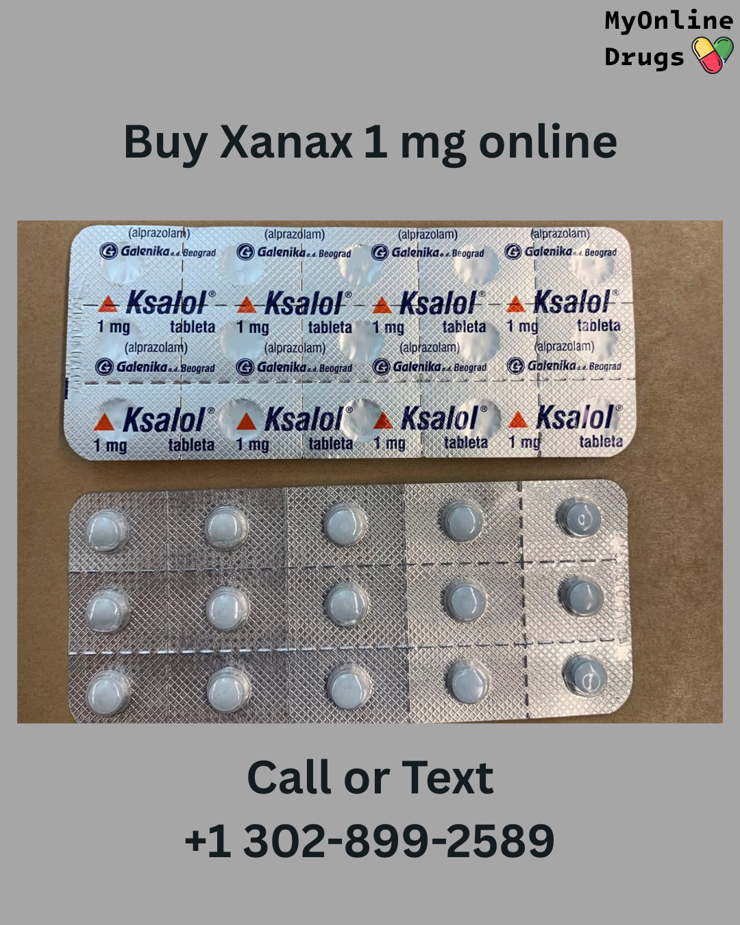 Xanax 1mg / Alprazolam 1mg (Ksalol)